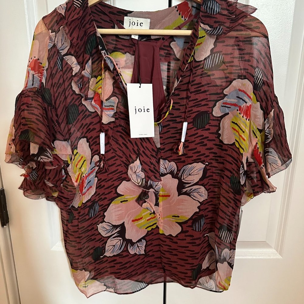 JOIE DEVON SHORT SLEEVE TOP SM